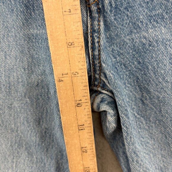 Levi’s Premium Wedgie Fit Jeans Women’s Size 25 Distressed High Rise Button Fly - Picture 6 of 13